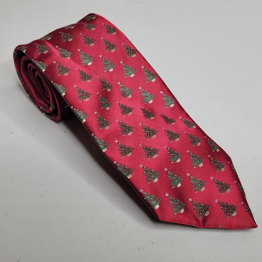 Vintage Noel ~ Christmas Tree‎ Tie